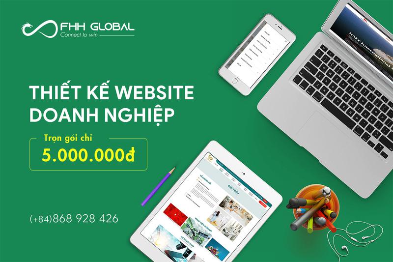 Thiết kế website doanh nghiệp trọn gói chỉ 5 triệu đồng tại Gò Vấp TPHCM